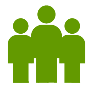 green icon, group of people