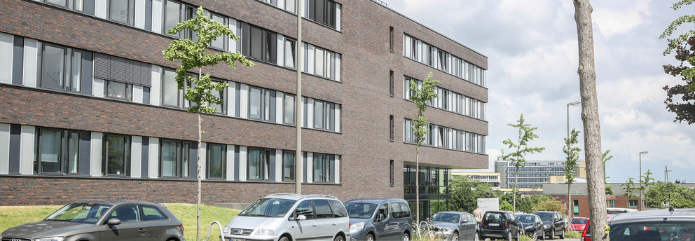 The picture shows the building of the Faculty of Computer Science.